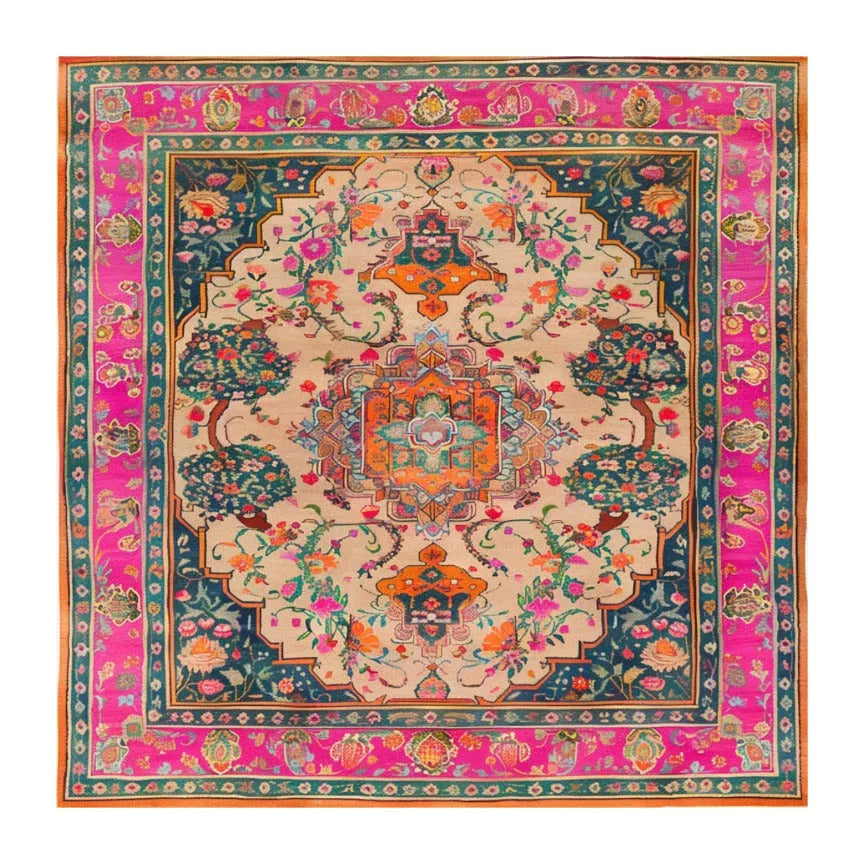 Joyful Orchard Hand Knotted Area Rug