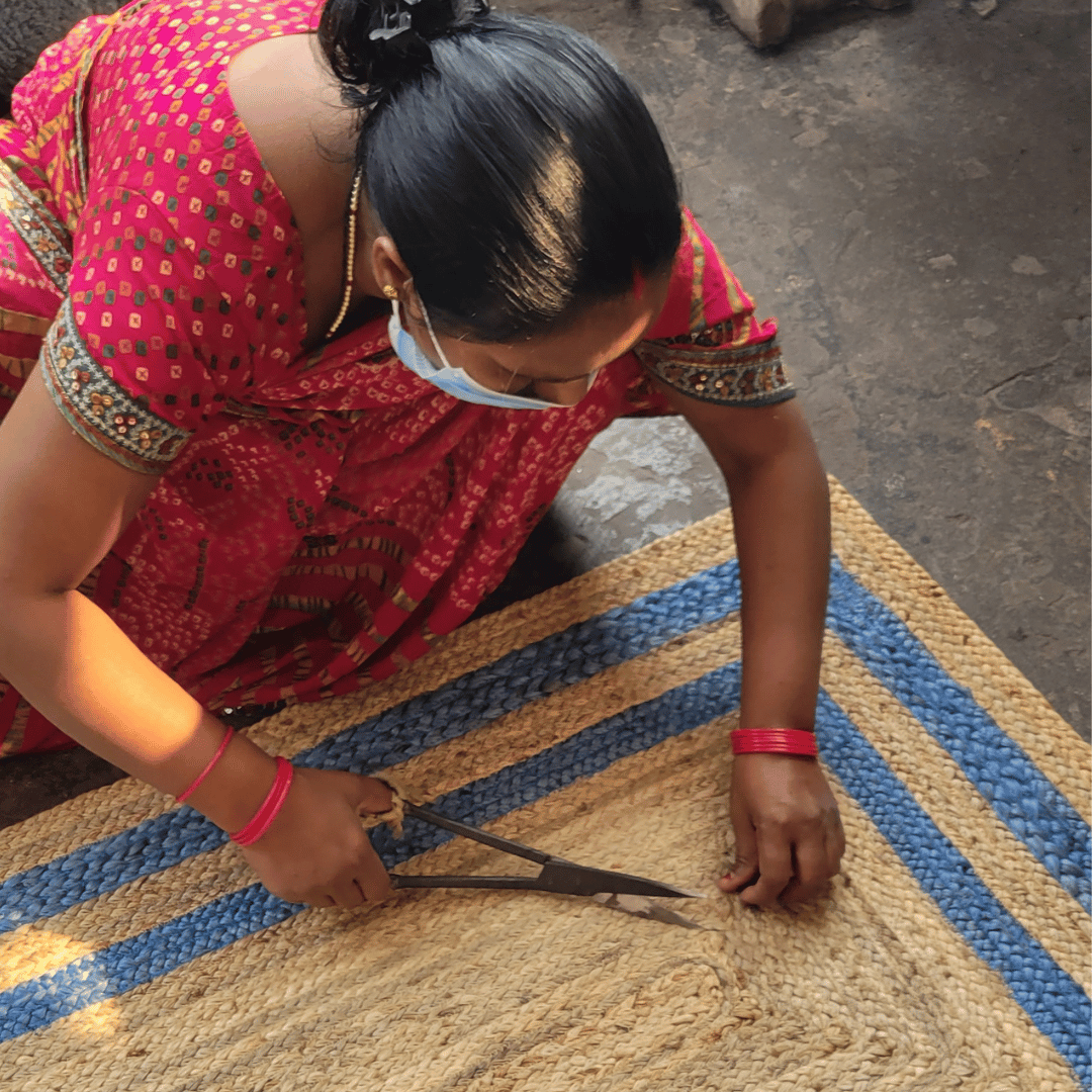 Jute Rug Finishing for Maia Homes