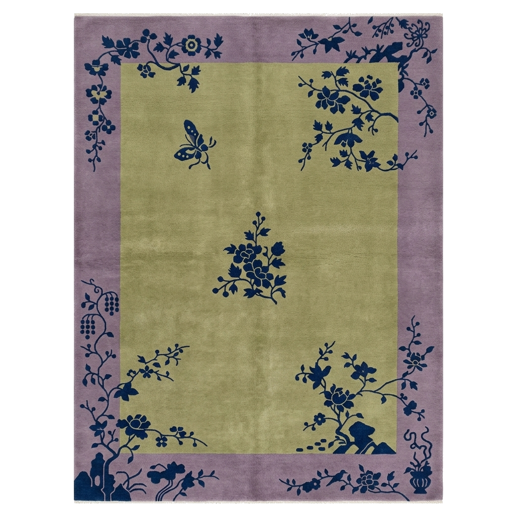 Lavender Orchard Hand Knotted Rug