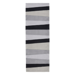 Layered Stripe Hand Tufted Runner Rug