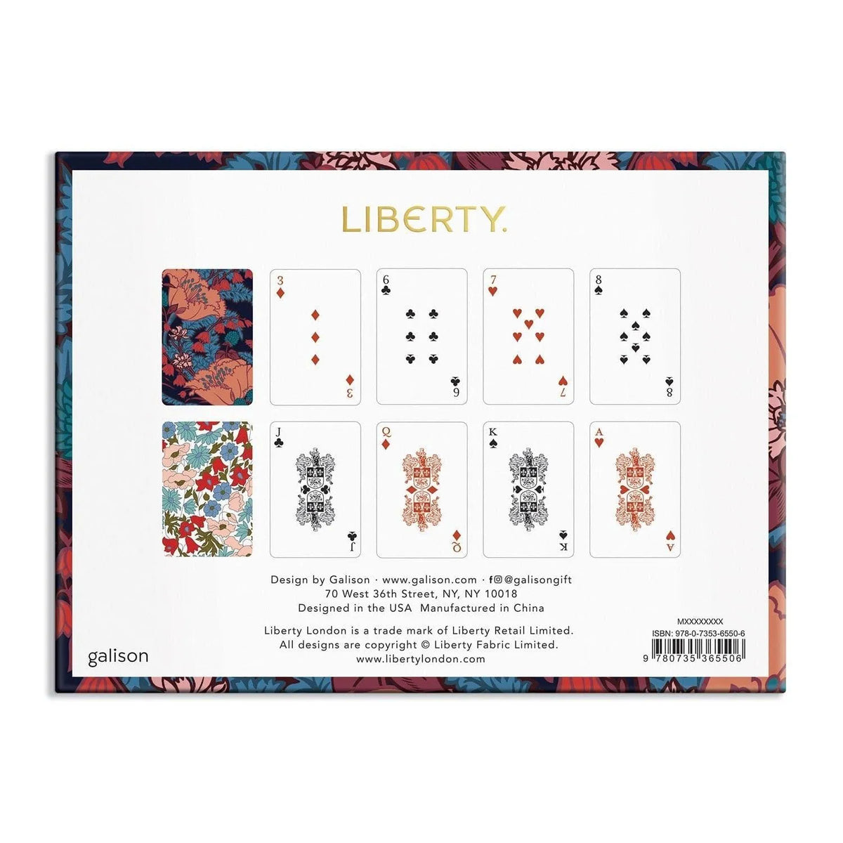 Liberty Floral Playing Card Set