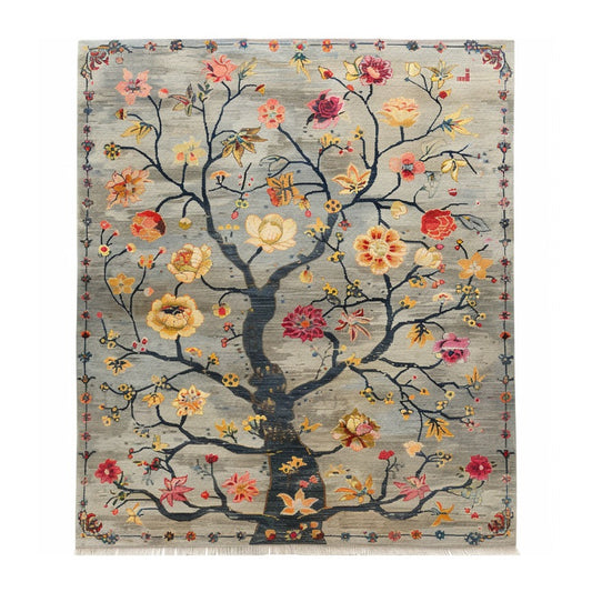 Life’s Embrace Tapestry Hand Knotted Area Rug