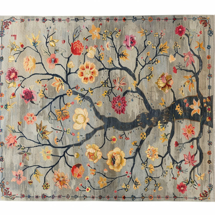 Life’s Embrace Tapestry Hand Knotted Area Rug