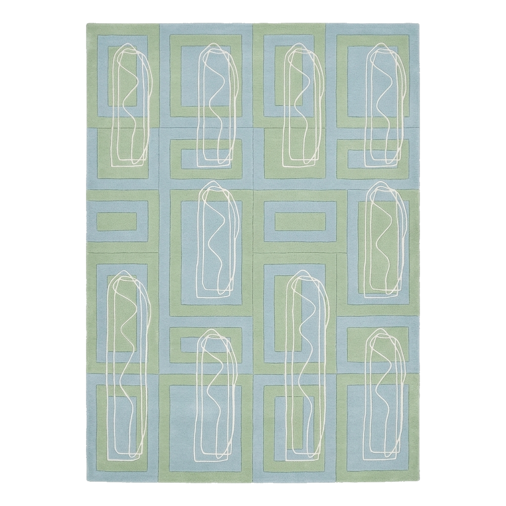Linear Archway Hand Tufted Rug