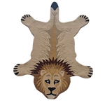 Lion Hand Tufted Wool Rug