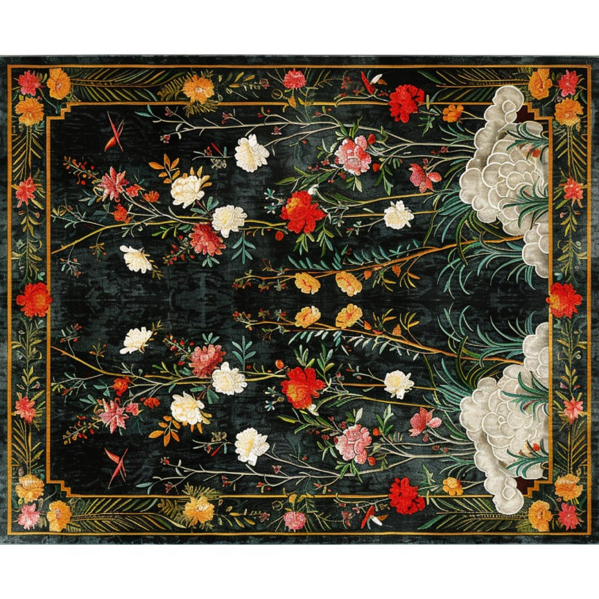 Lush Garden Retreat Hand Tufted Rug