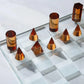 Luxurious Clear Crystal Chess Board Set