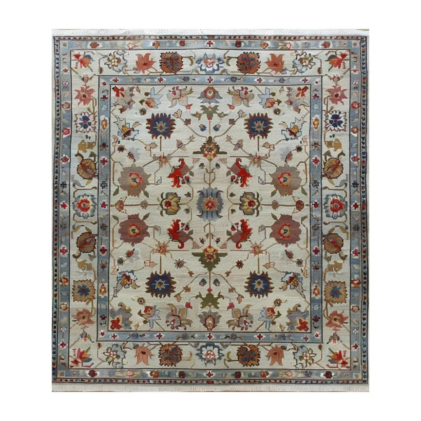 Luxurious Petal Weave Hand Knotted Area Rug