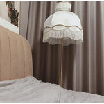 Maia Fringed White Dome Lampshade