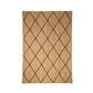 Classic Diamond Jute Rug - Natural Color