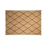 Classic Diamond Jute Rug - Natural Color