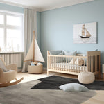 Abstract Rhythmic Line Hand Tufted Rug