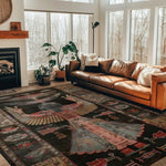 Ancient Egyptian Hieroglyph Hand Knotted Area Rug