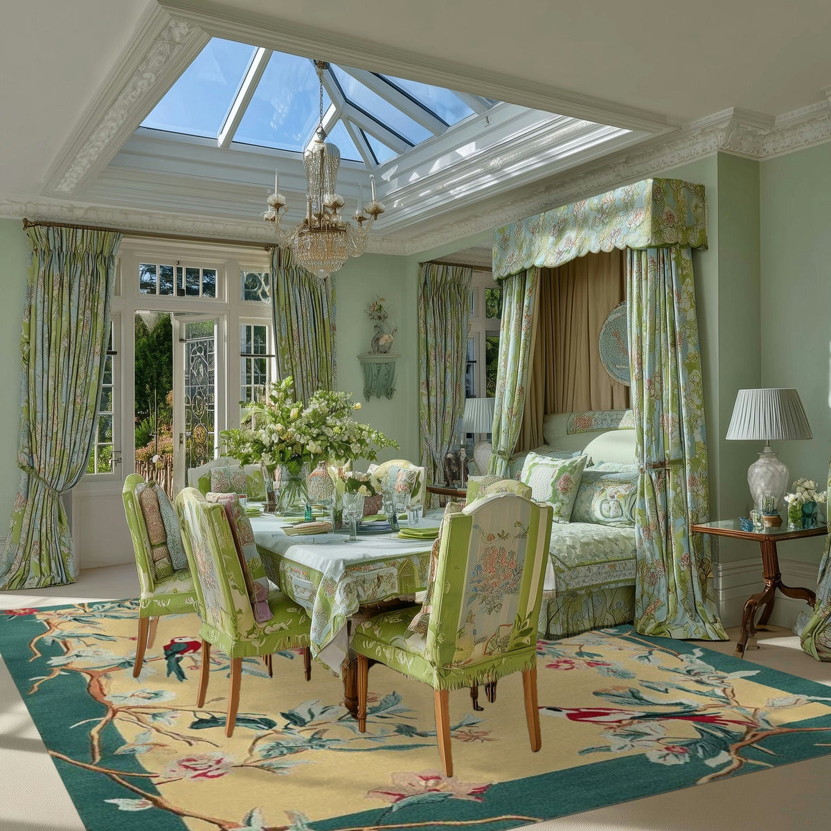 Birdsong Reverie Hand Tufted Rug