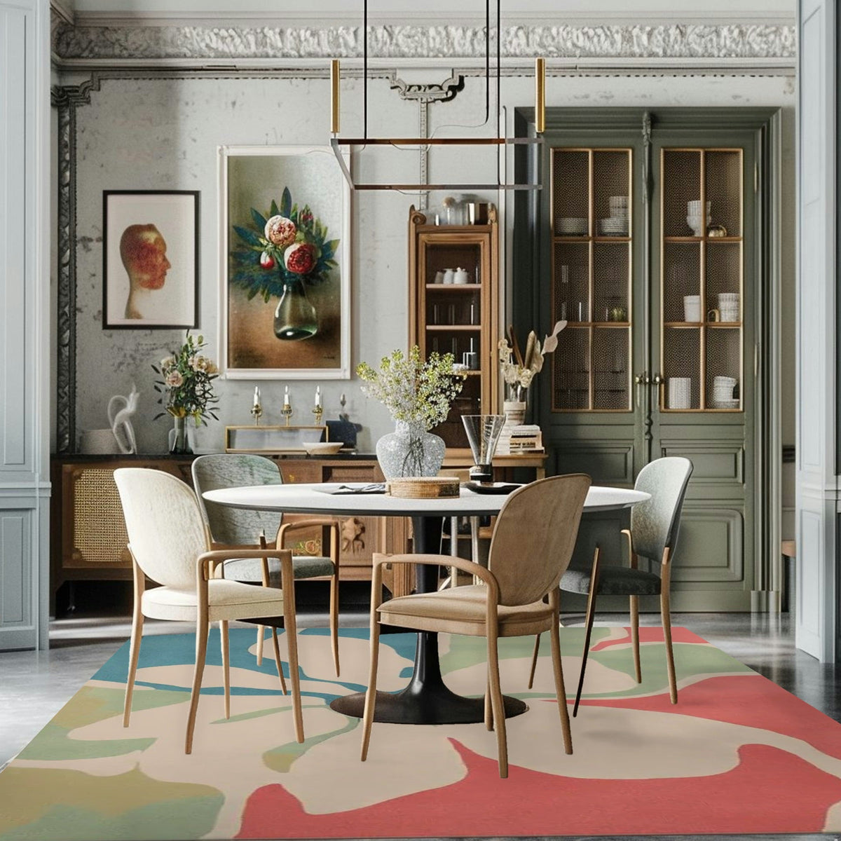 Bloom Tide Light Hand Tufted Rug