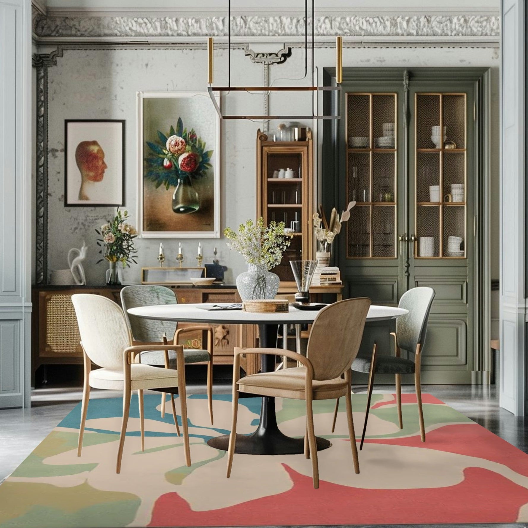 Bloom Tide Light Hand Tufted Rug