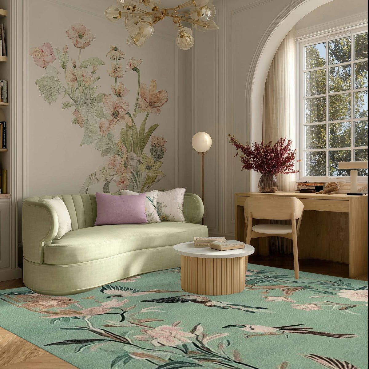 Bloom and Breeze Hand Tufted Rug