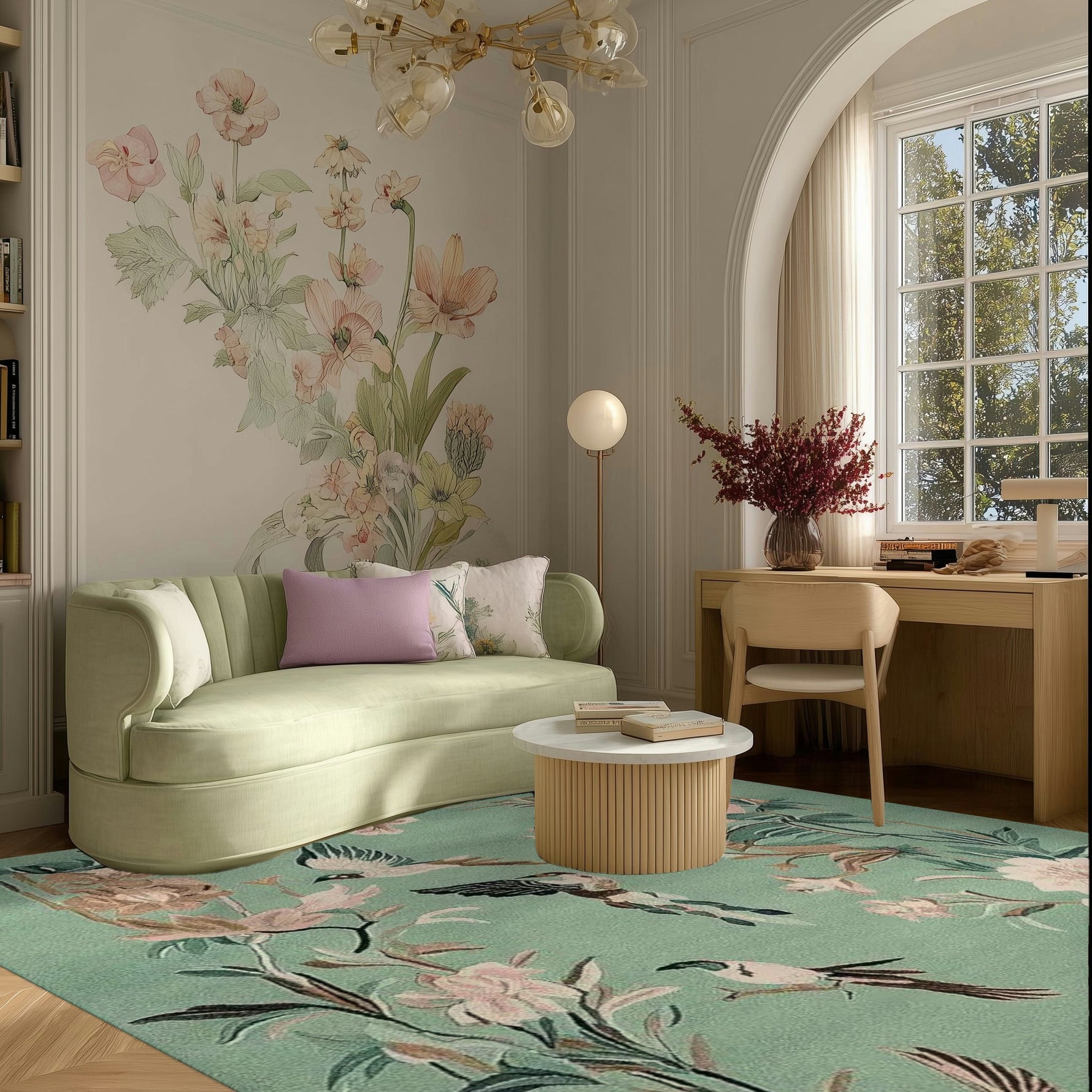 Bloom and Breeze Hand Tufted Rug
