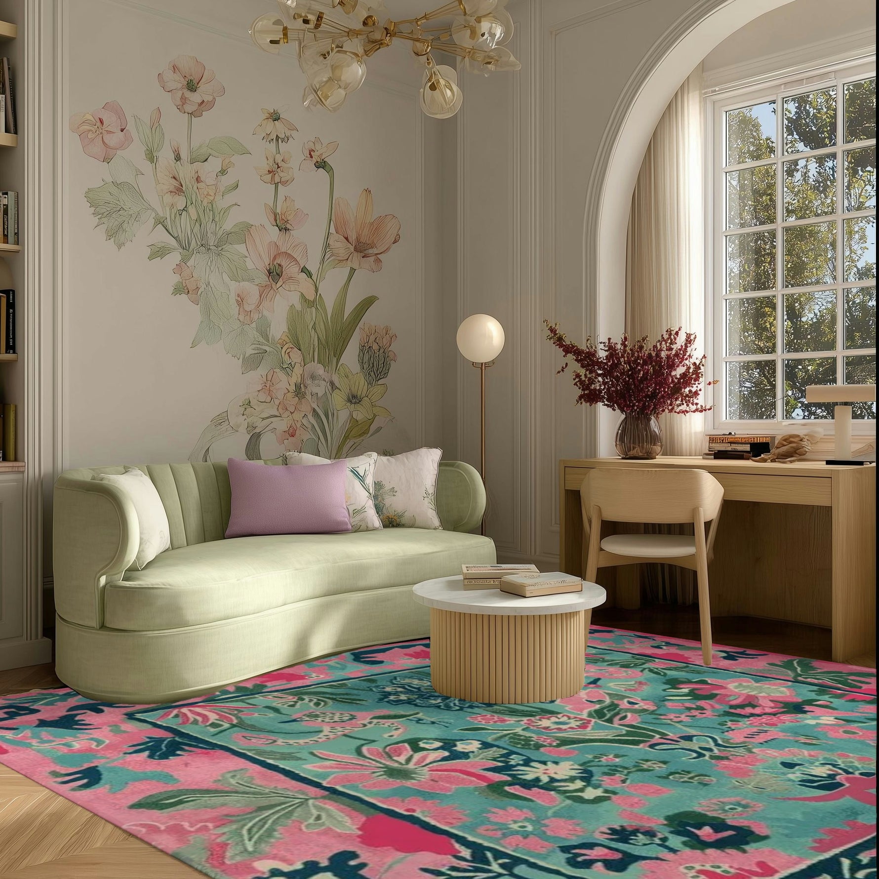 Bloom in Harmony Hand Tufted Rug