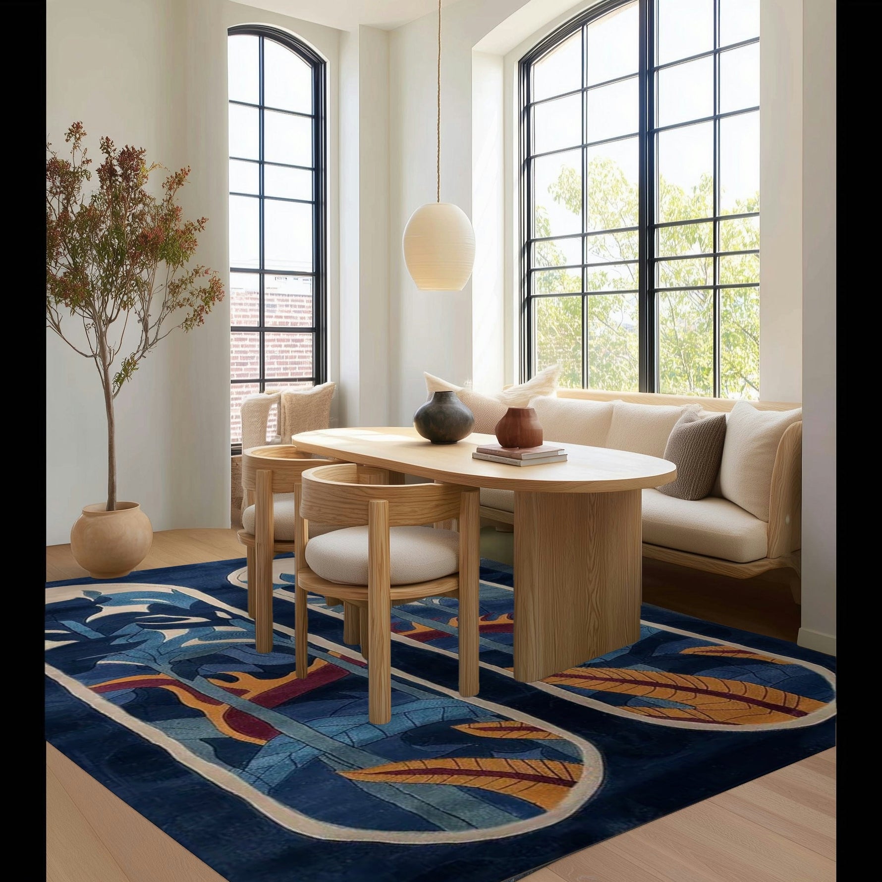 Blossom Canopy Hand Tufted Wool Rug