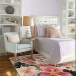 Blush Garden Bloom Hand Tufted Rug