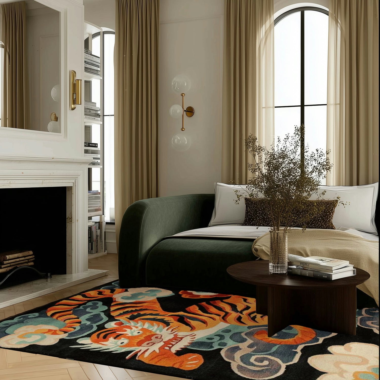 Celestial Prowl Hand Tufted Rug