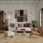 Circle of Life Braided Area Jute Rug - Natural