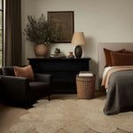 Circle of Life Braided Area Jute Rug - Natural