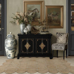 Circle of Life Braided Area Jute Rug - Natural