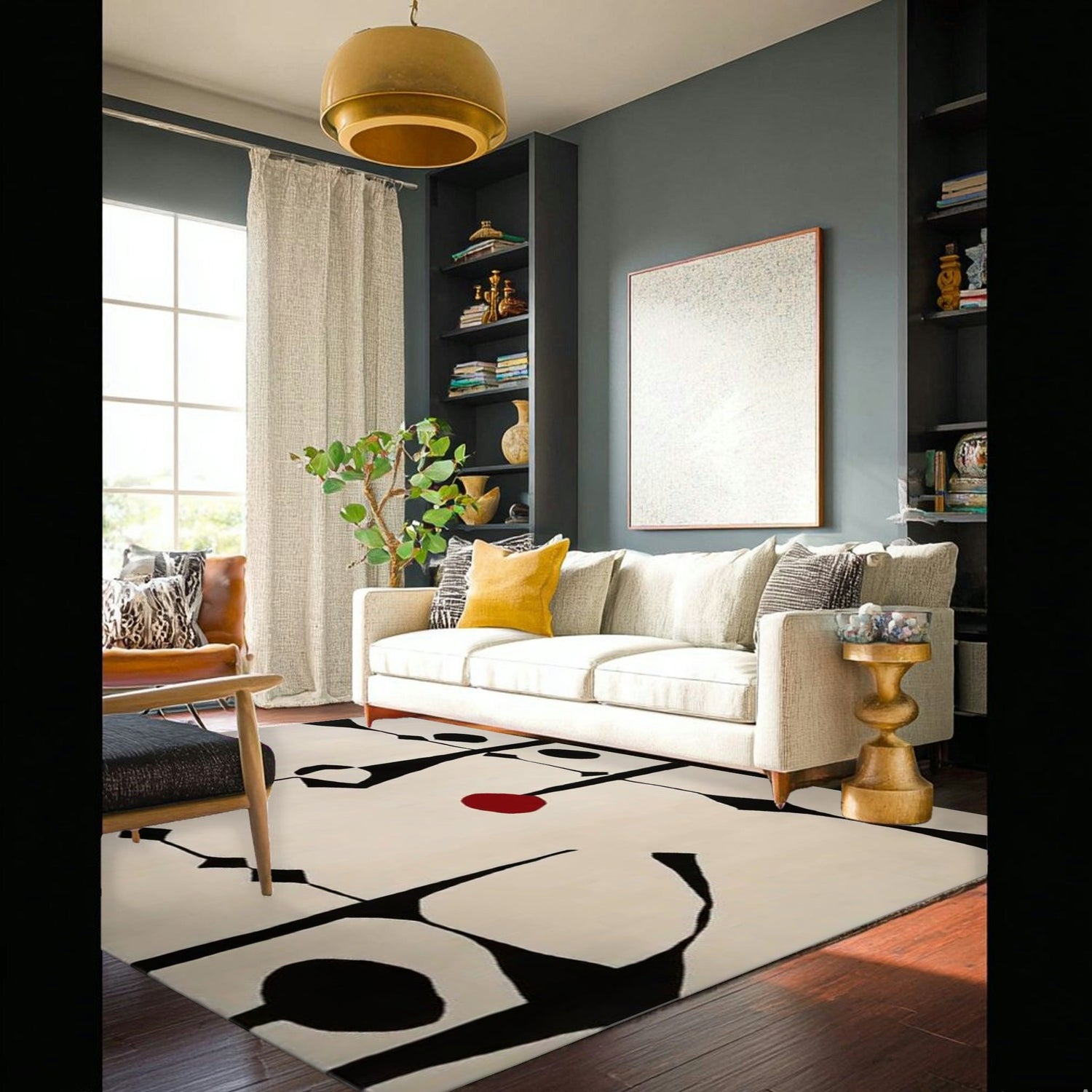 Coded Shadows Hand Tufted Rug