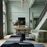 Color Cut Tension Hand Tufted Rug