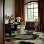 Contemporary Charcoal Hand Tufted Rug