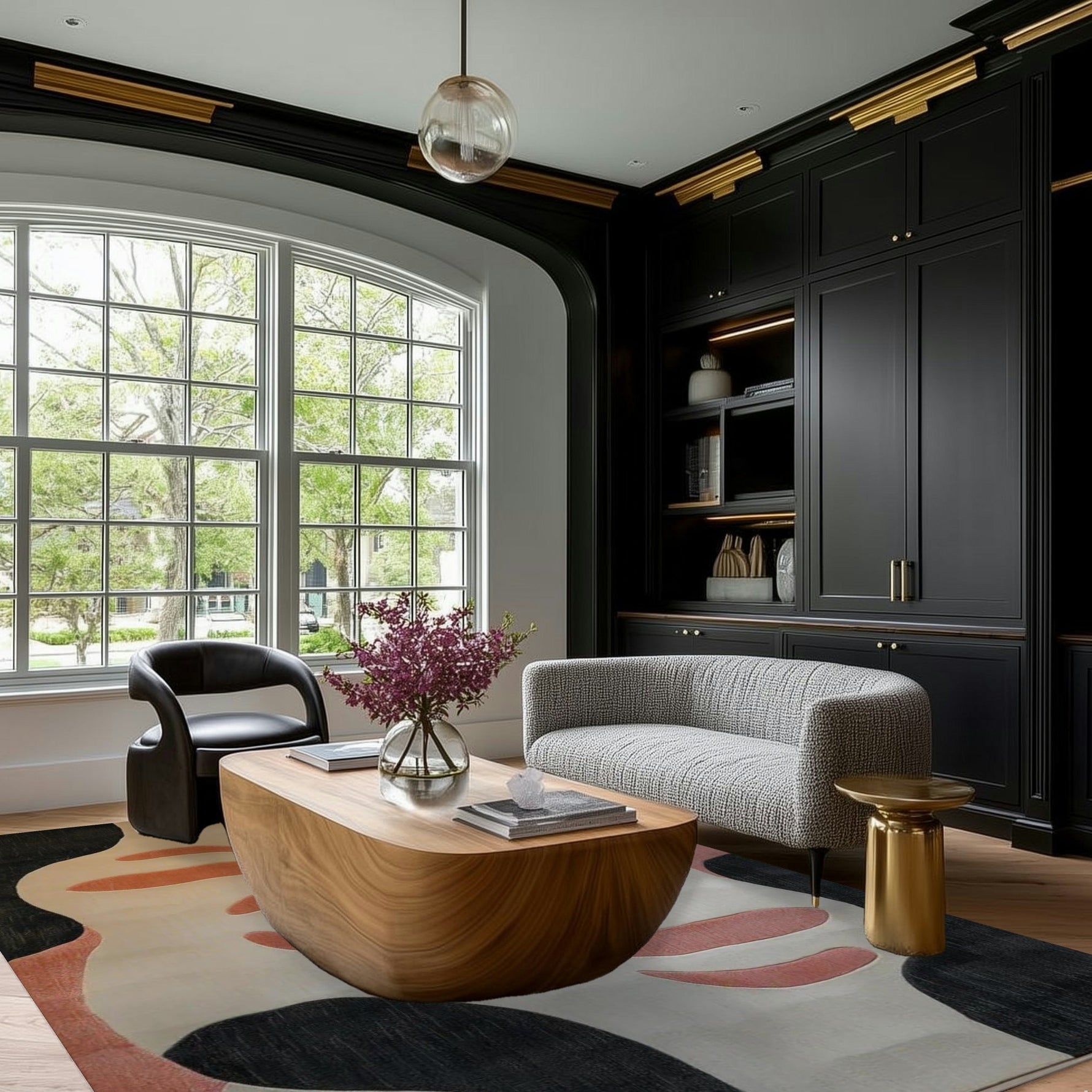 Coral Whisper Hand Tufted Wool Rug