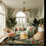 Crane's Graceful Sway Hand Tufted Rug
