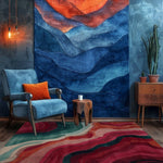 Echoes of Color Hand Tufted Rug