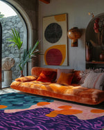 Ember Horizon Fusion Hand Tufted Wool Rug