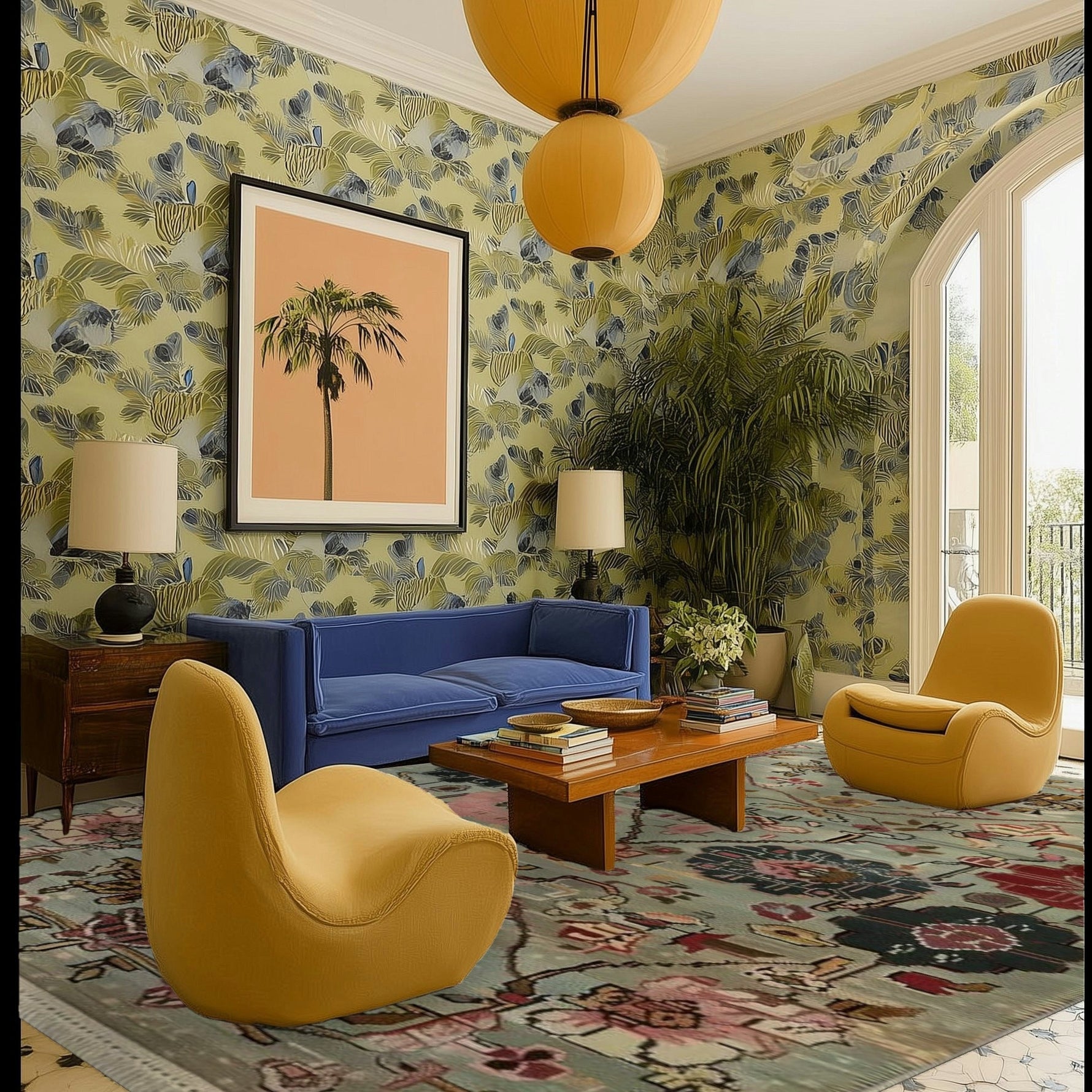 Eternal Bloom Knotted Wool Rug