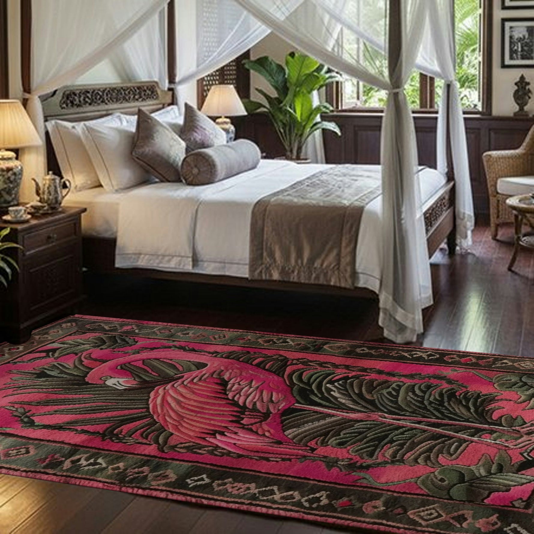 Exotic Paradise Hand Tufted Rug