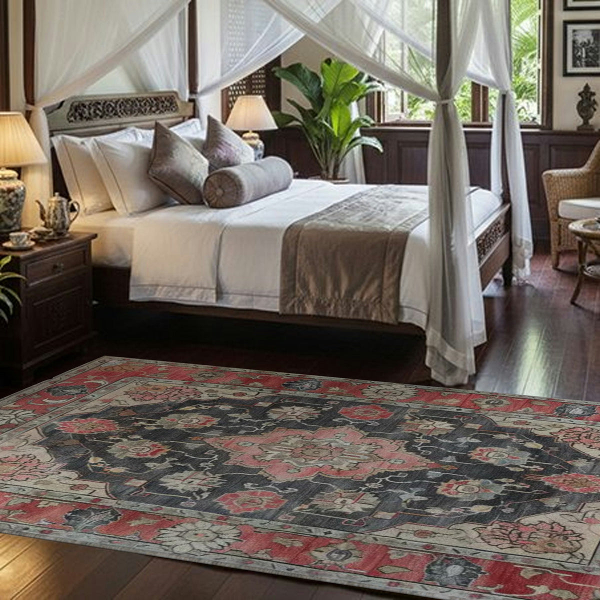 Faded Elegance Hand Tufted Wool Rug