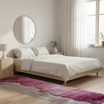 Fiery Flow Wool Runner Rug