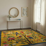 Floral Flock Harmony Hand Tufted Rug