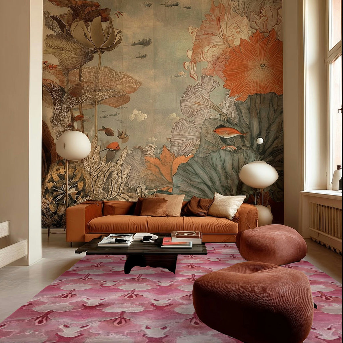 Floral Whisper Hand Tufted Rug