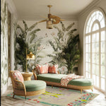 Four Evil Eyes Viscose Hand Tufted Wool Rug