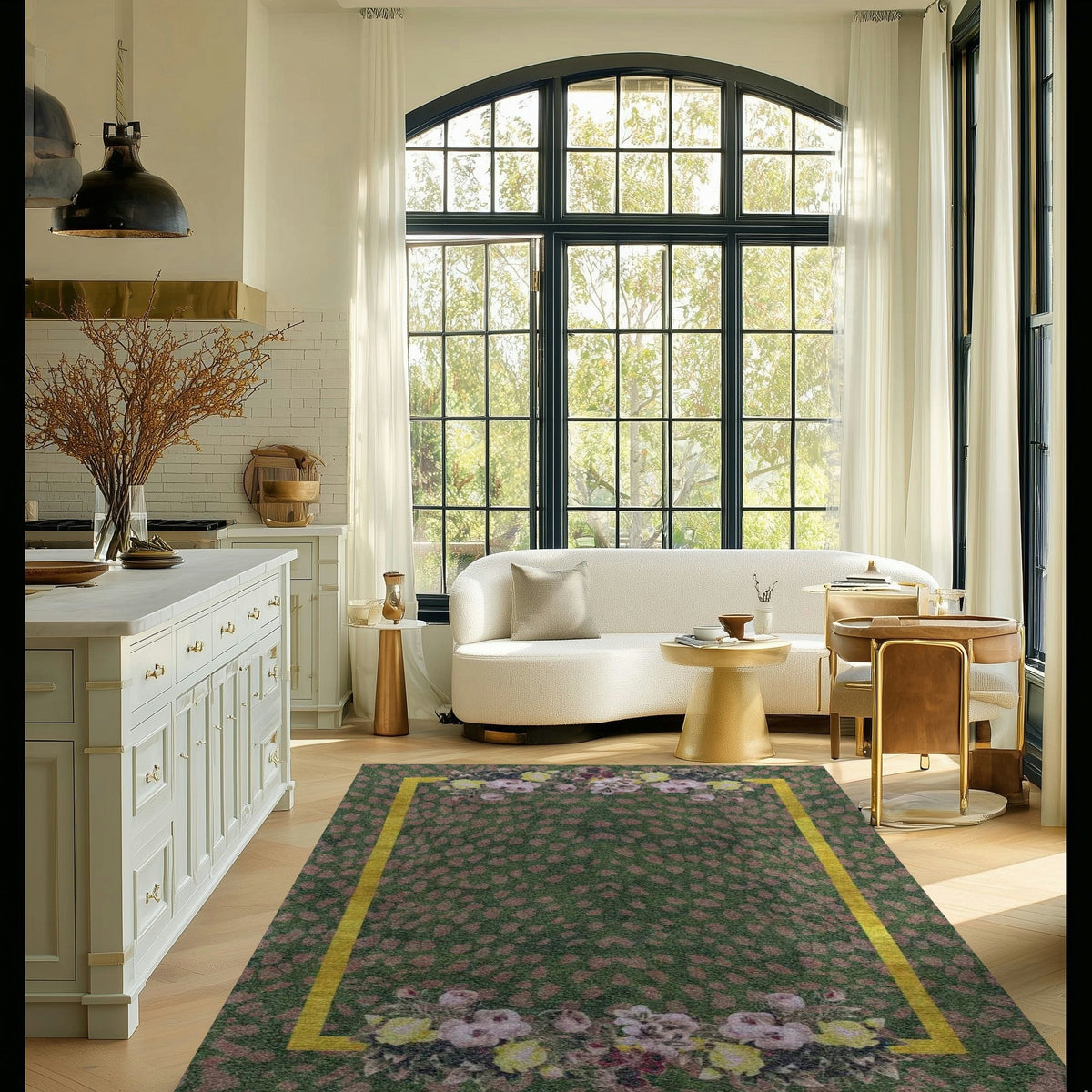 Garden of Courage Hand Tufted Rug