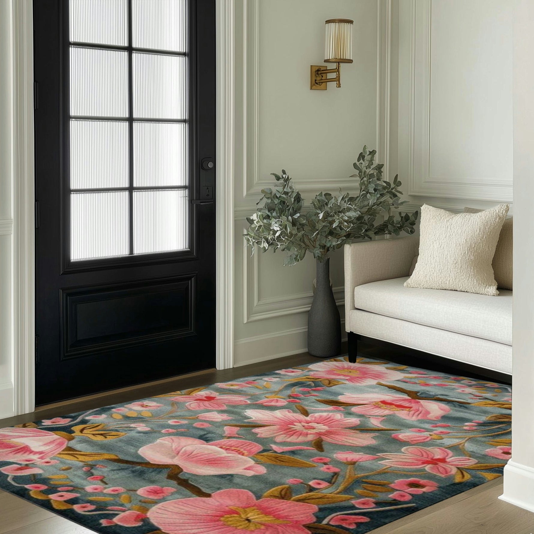 Magnolia Blossom Hand Tufted Rug