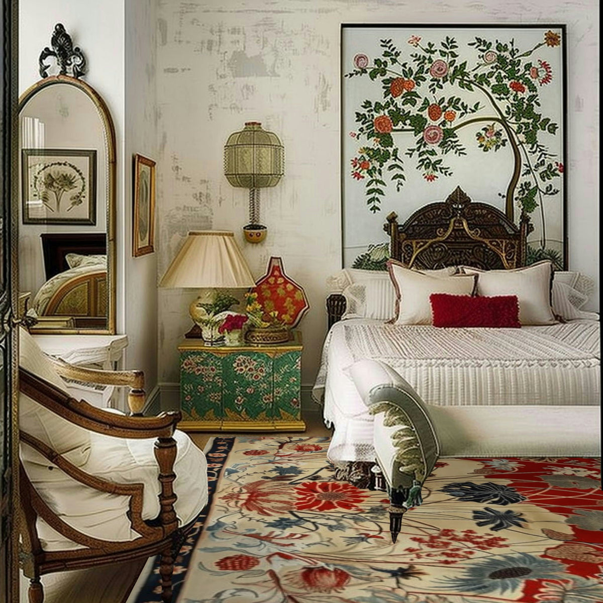 Oriental Elegance Hand Tufted Rug