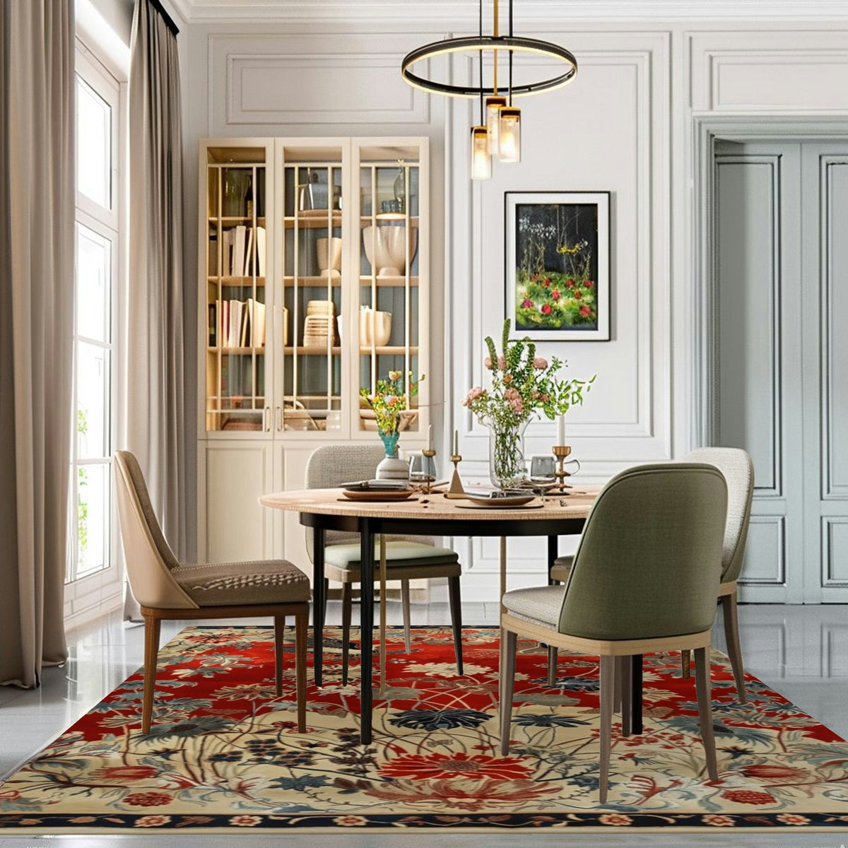 Oriental Elegance Hand Tufted Rug