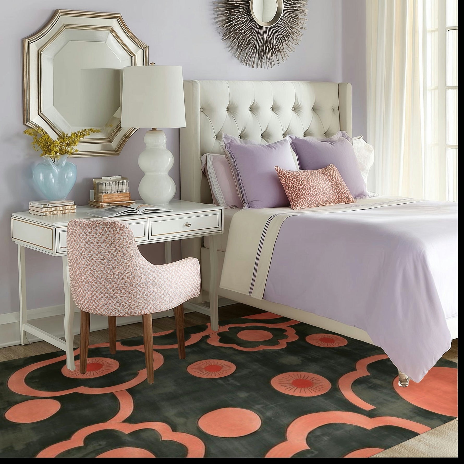 Peachy Perception Hand Tufted Rug