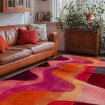 Solar Flow Hand Tufted Rug