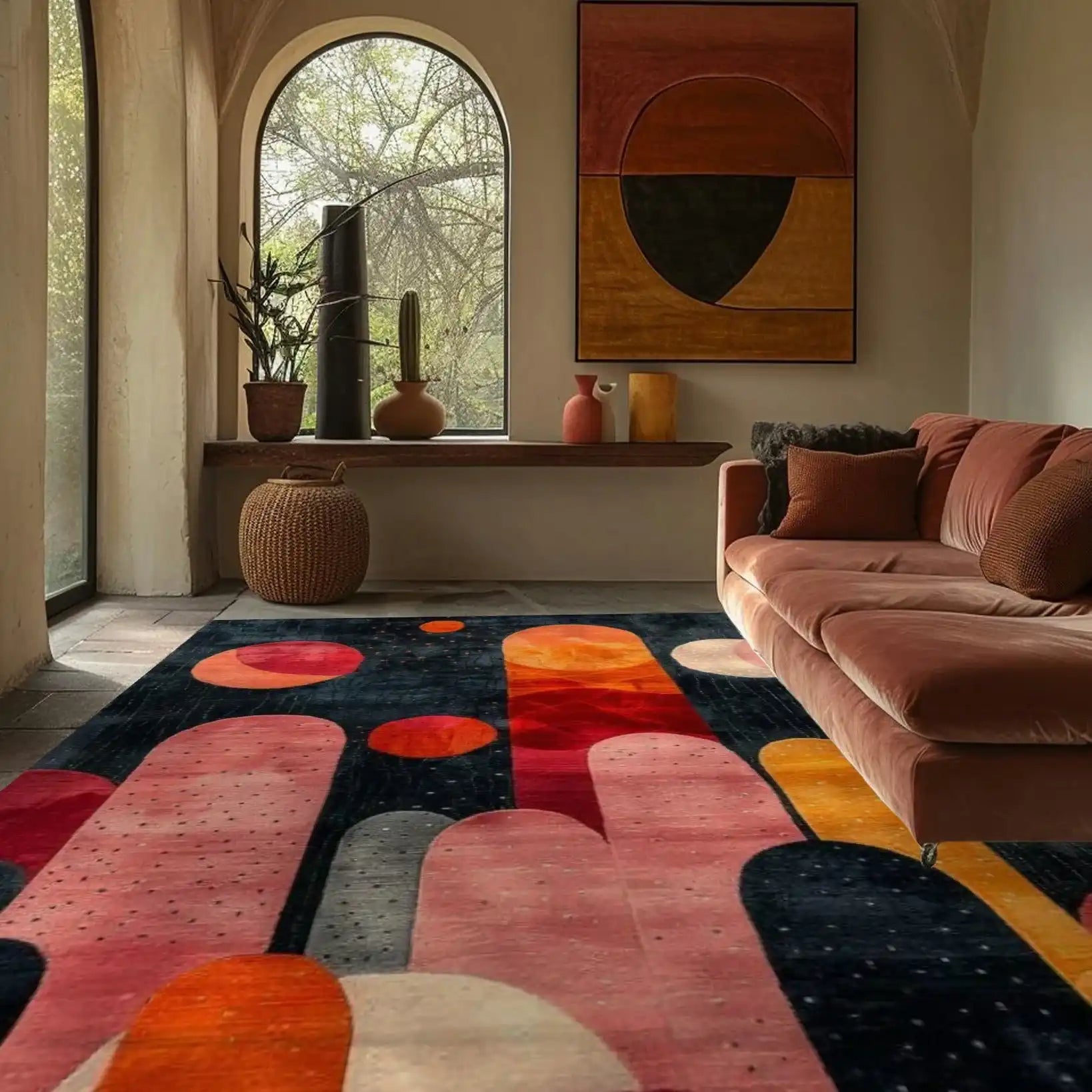 Stellar Harmony Hand Tufted Wool Rug